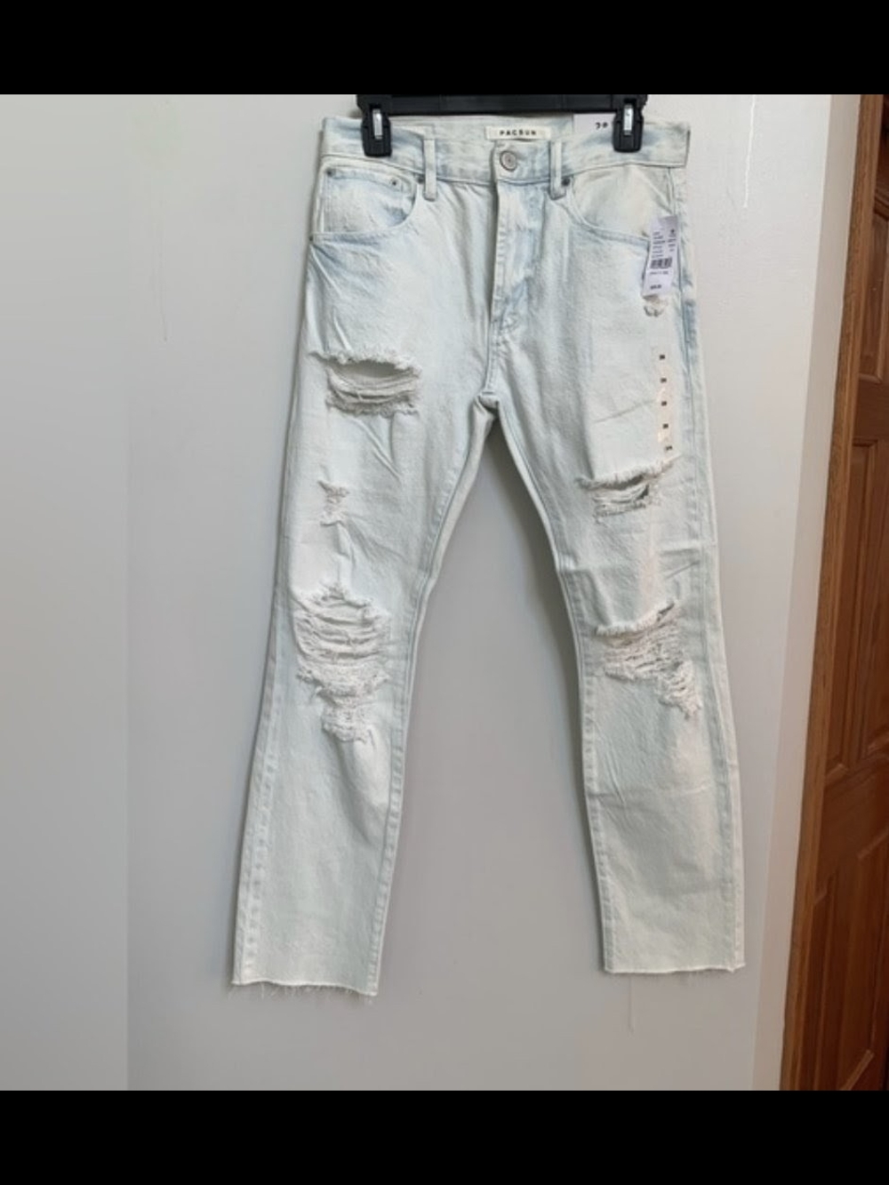 PacSun Light Blue Distressed Vintage Loose Jeans